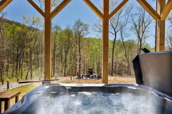 Hot Tub Cabin| Pizza Oven | 3 King Suites | Winery - Image 4