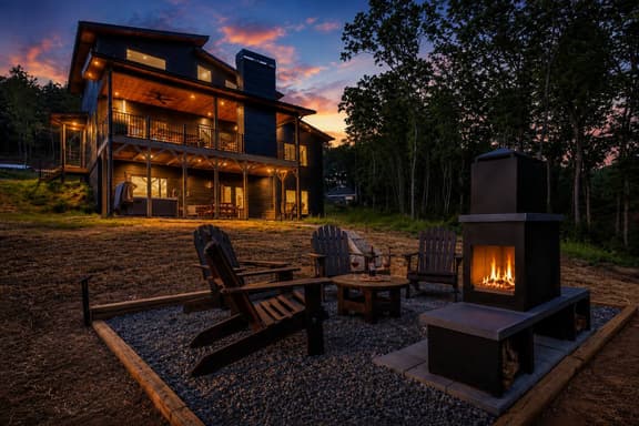 Hot Tub Cabin| Pizza Oven | 3 King Suites | Winery - Image 1