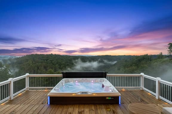 Views | Hot Tub | Theatre Room | Lux | Fire pit - Image 1
